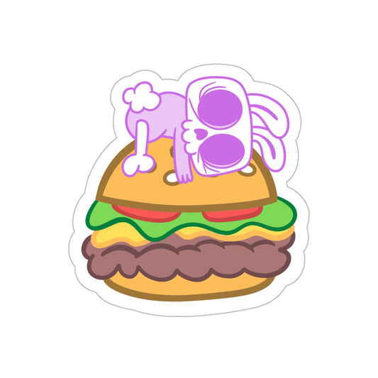 Cheeseburger Cham Sticker!