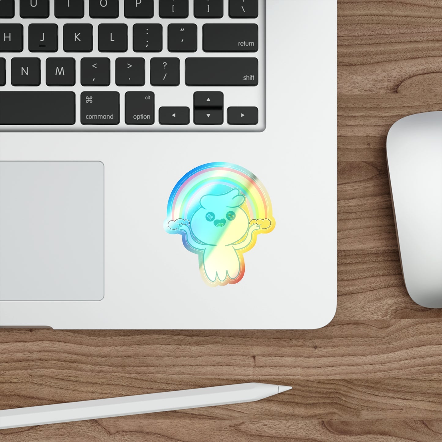 Oliver Rainbow - Holographic Die-cut Stickers