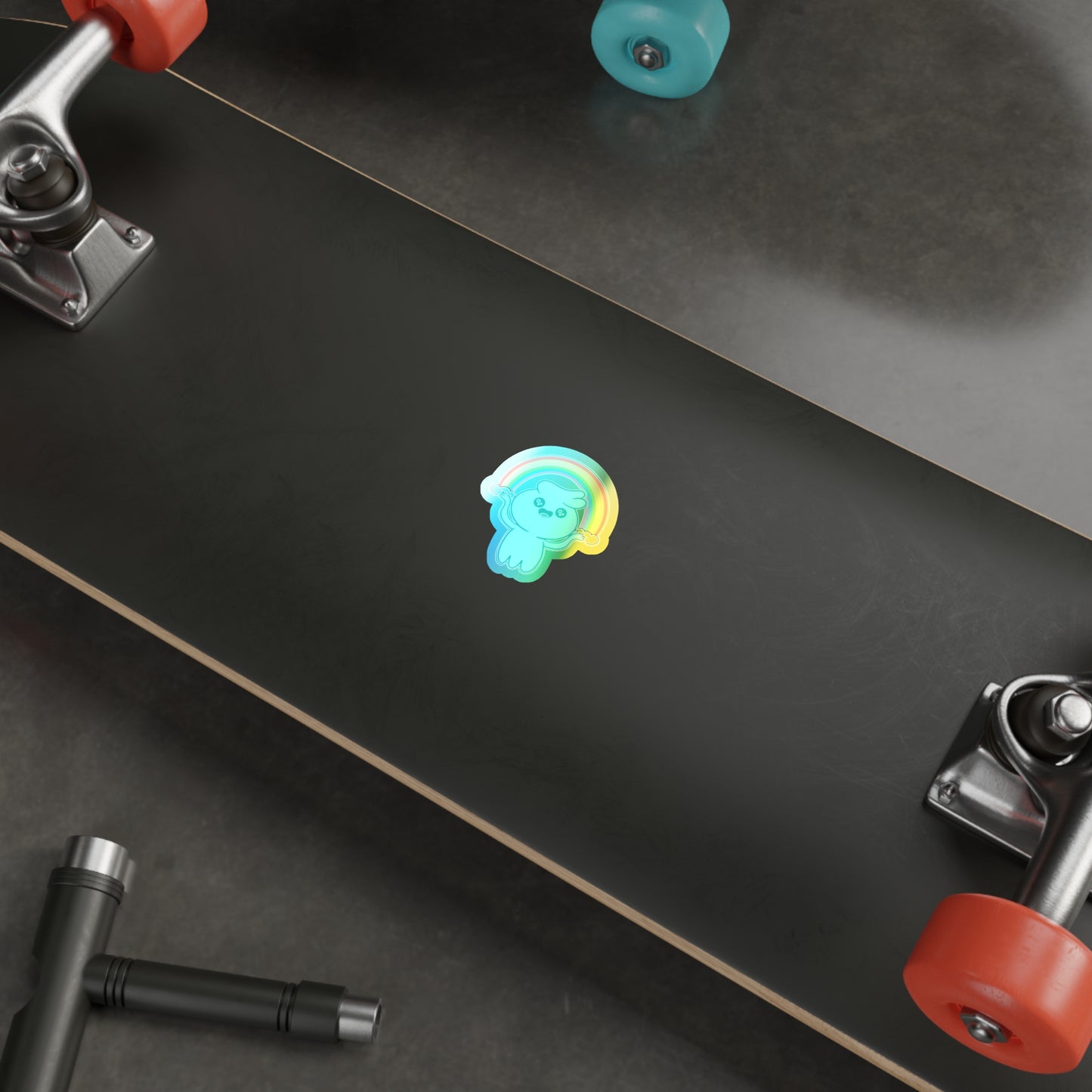 Oliver Rainbow - Holographic Die-cut Stickers