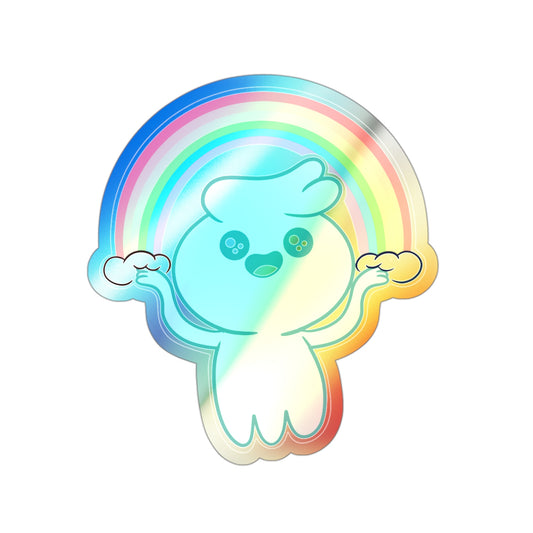 Oliver Rainbow - Holographic Die-cut Stickers