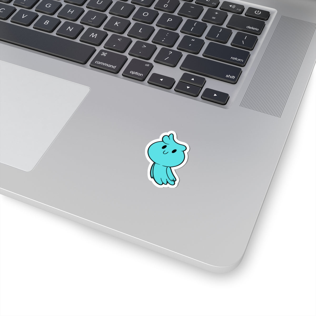 π»πβ¨ Oliver the Ghost Vinyl Sticker β 3x3" (Smiling & Floating!) β¨