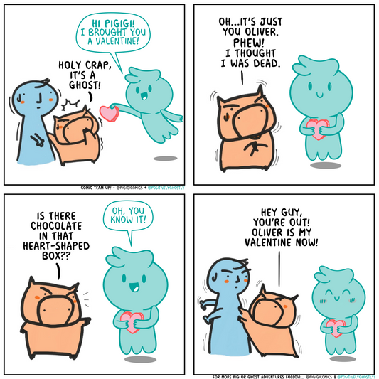 Positively Ghostly and Pigigi Comics Team Up! 👻🐷