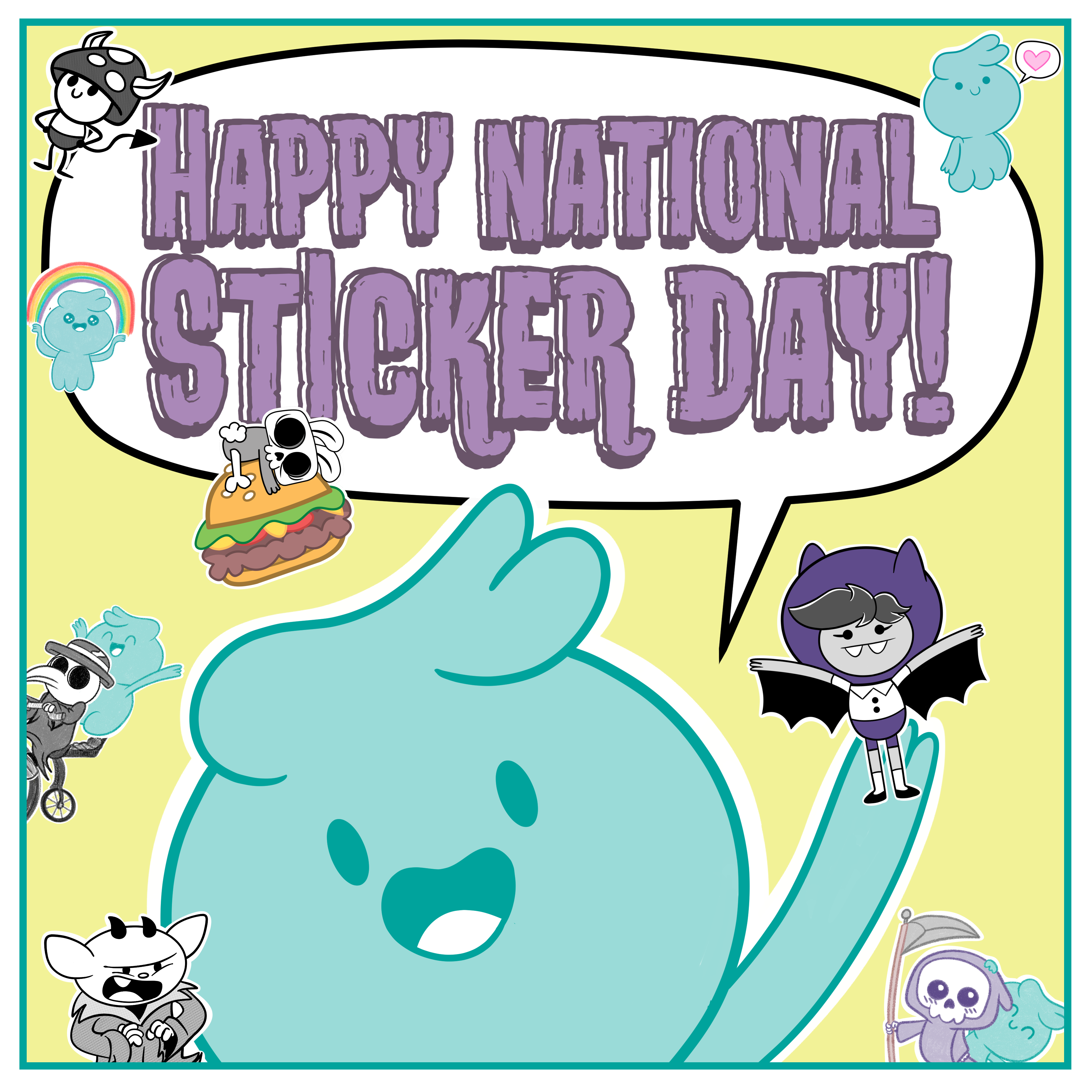 Happy National Sticker Day! – positivelyghostly