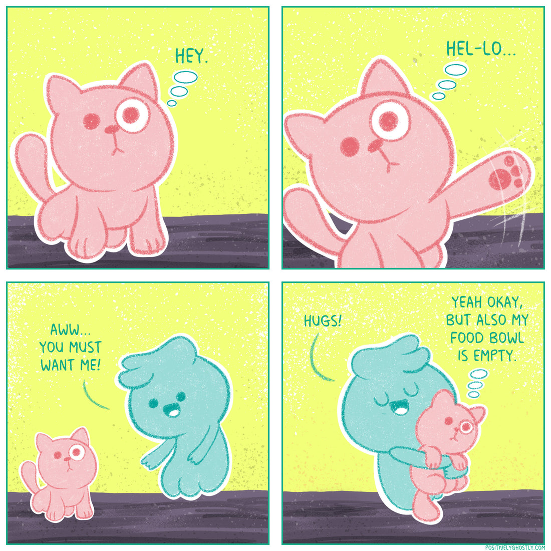 Ghost Kitty Hugs
