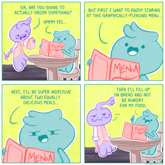 Are you going to actually order something?