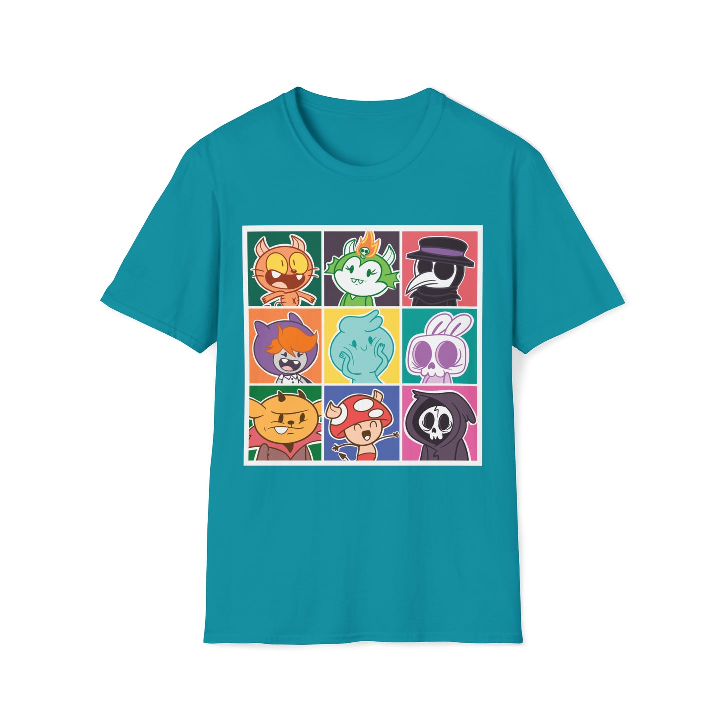 Positively Ghostly Group - Unisex Softstyle T-Shirt