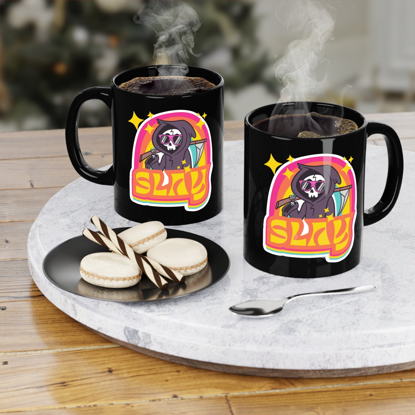 Jim Reaper - SLAY - Black Mug 11oz