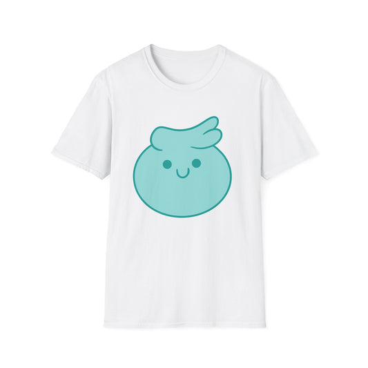 👻 Oliver the Ghost Tee – Head on Front + Positively Ghostly Logo on Back 👕
