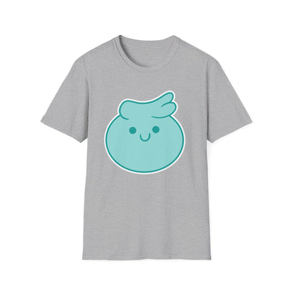 👻 Oliver the Ghost Tee – Head on Front + Positively Ghostly Logo on Back 👕