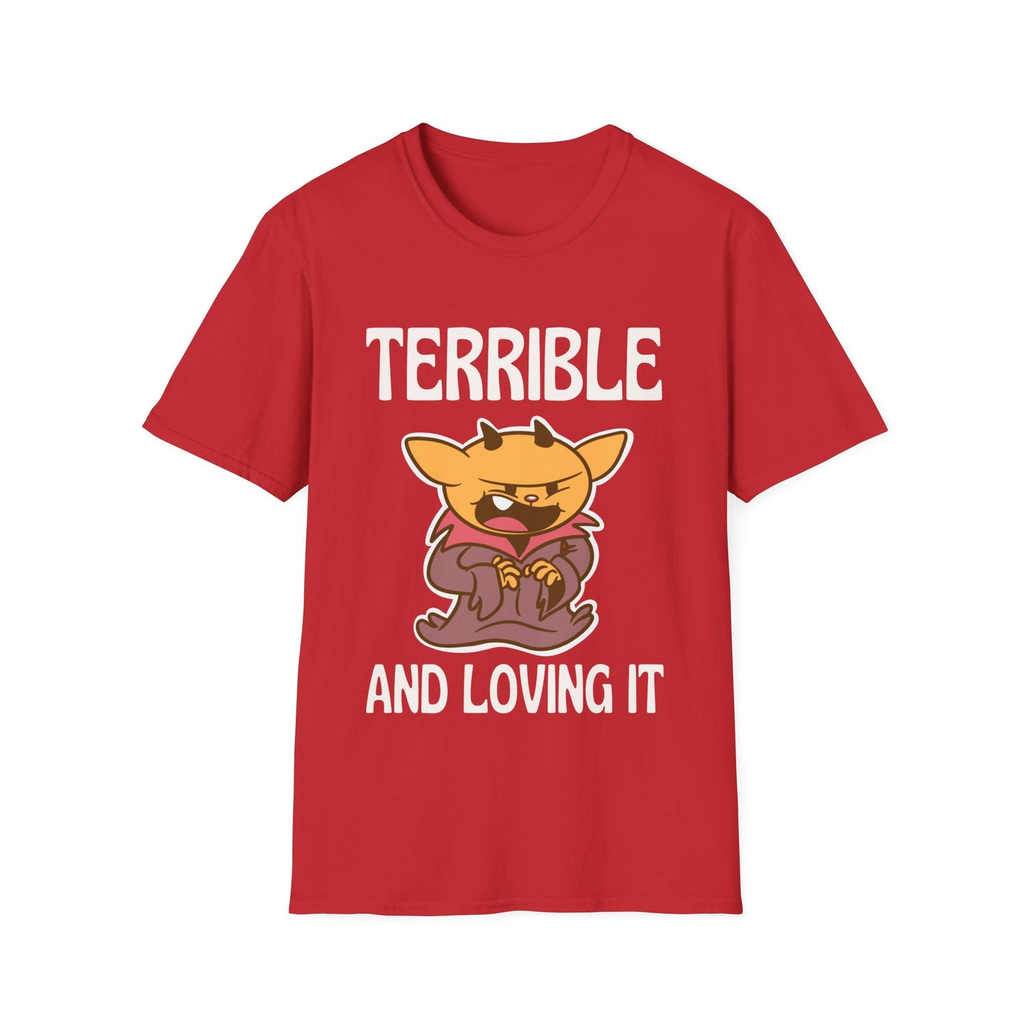 🖤 Eric the Terrible Unisex Soft-Style Tee – Red, Black & Gray 👕