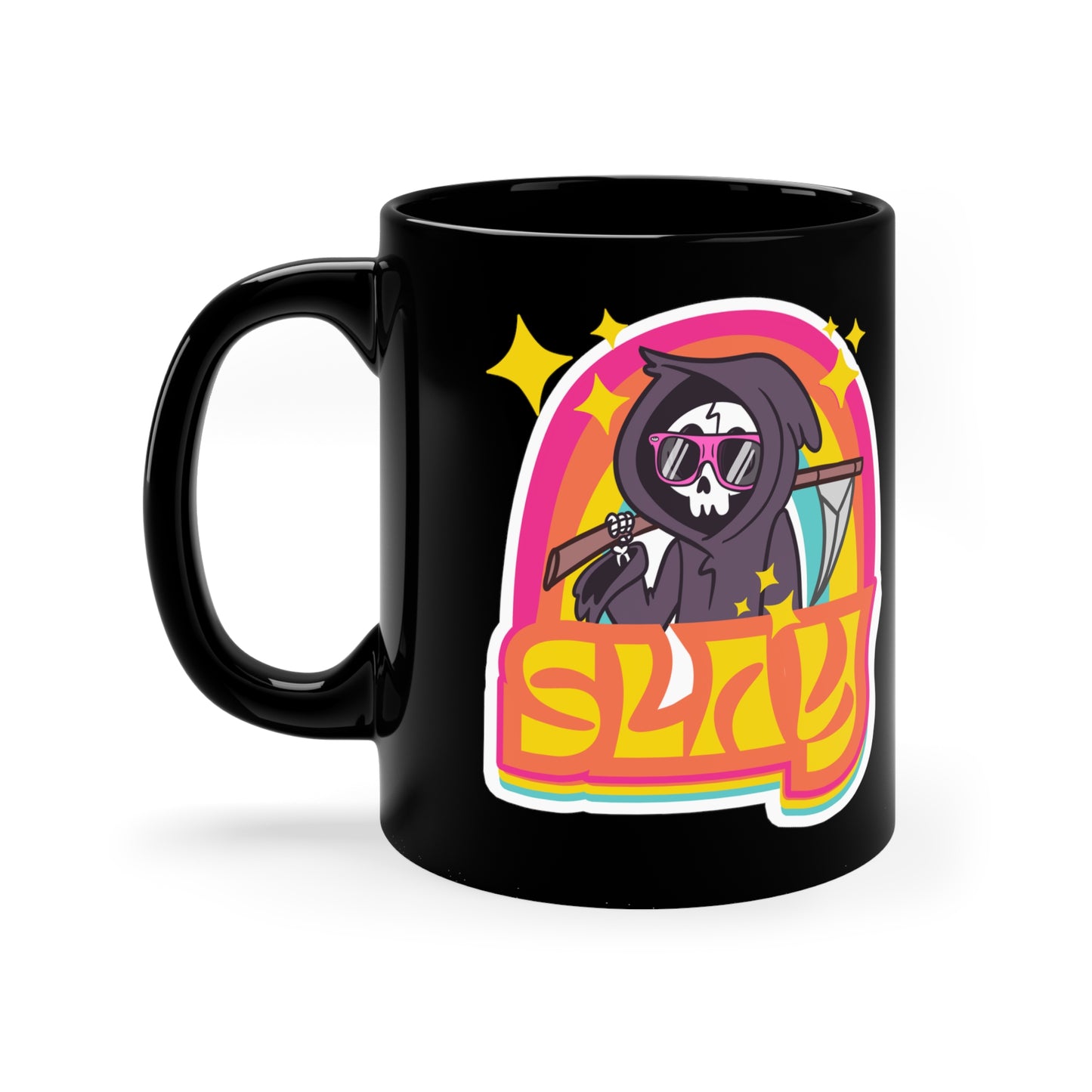 Jim Reaper - SLAY - Black Mug 11oz