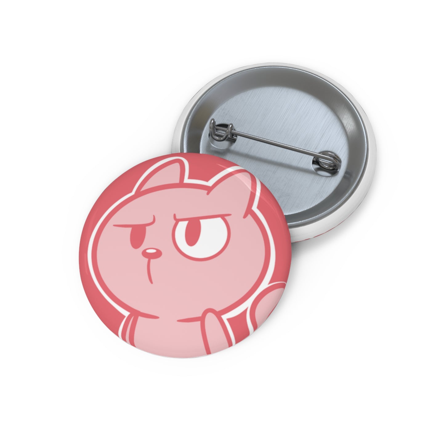 Priscella Ghost Cat Button!