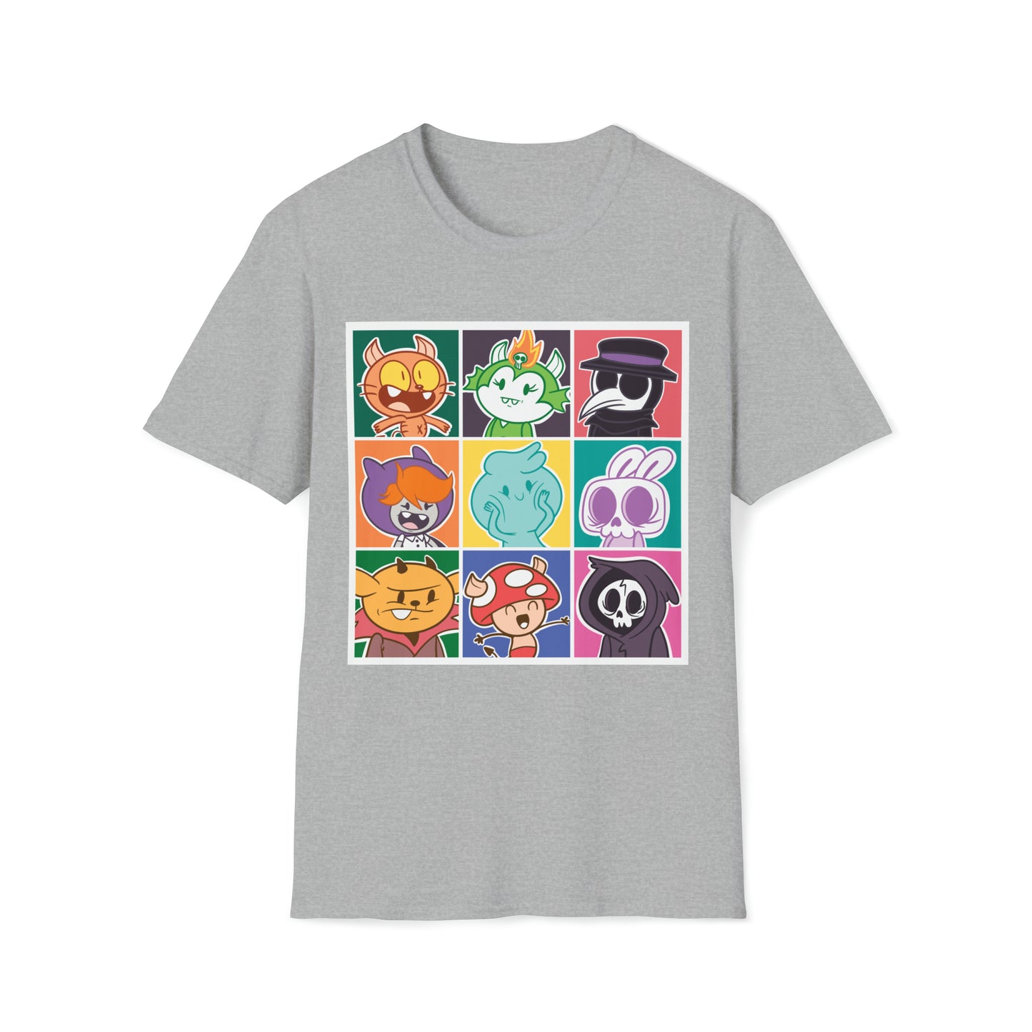 Positively Ghostly Group - Unisex Softstyle T-Shirt