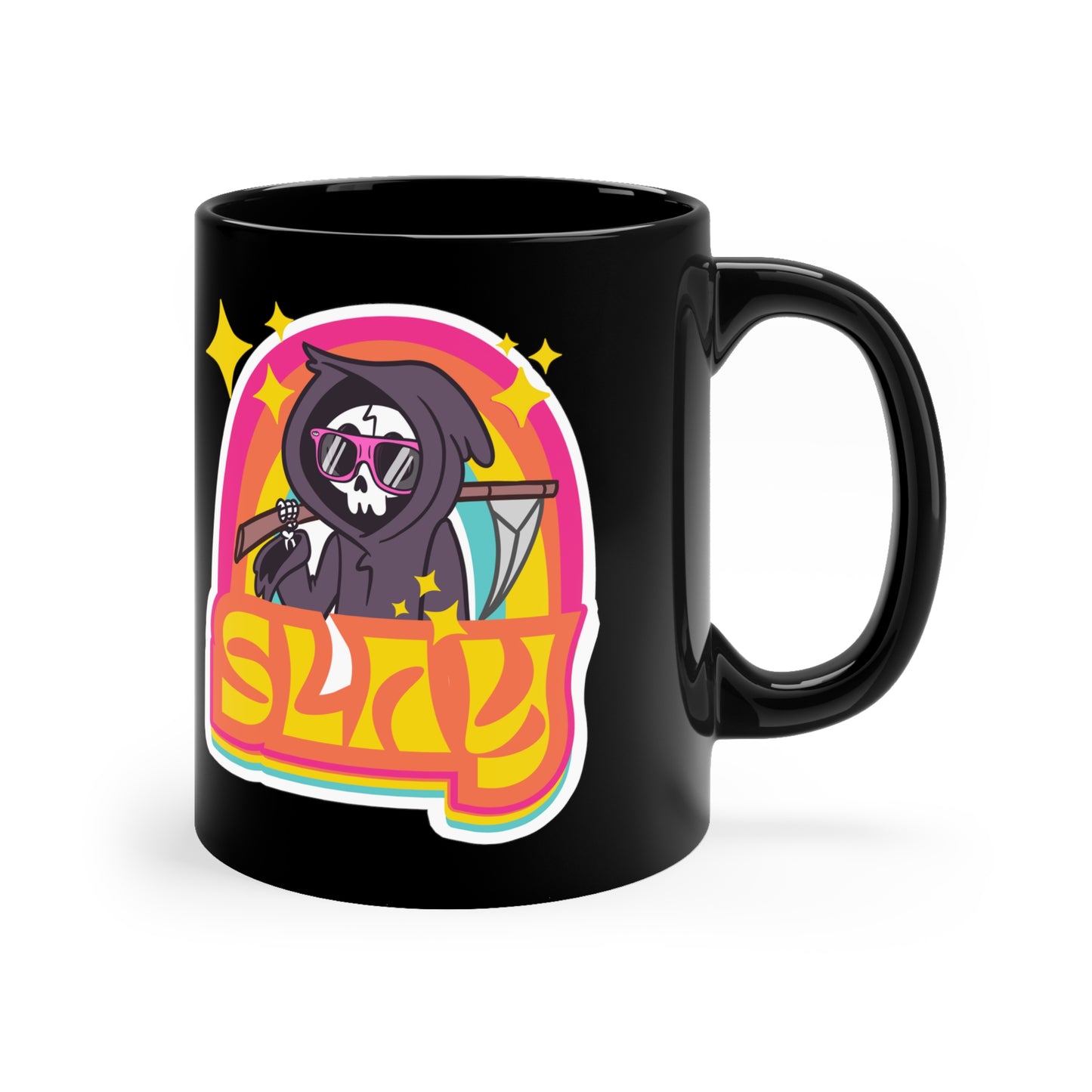 Jim Reaper - SLAY - Black Mug 11oz