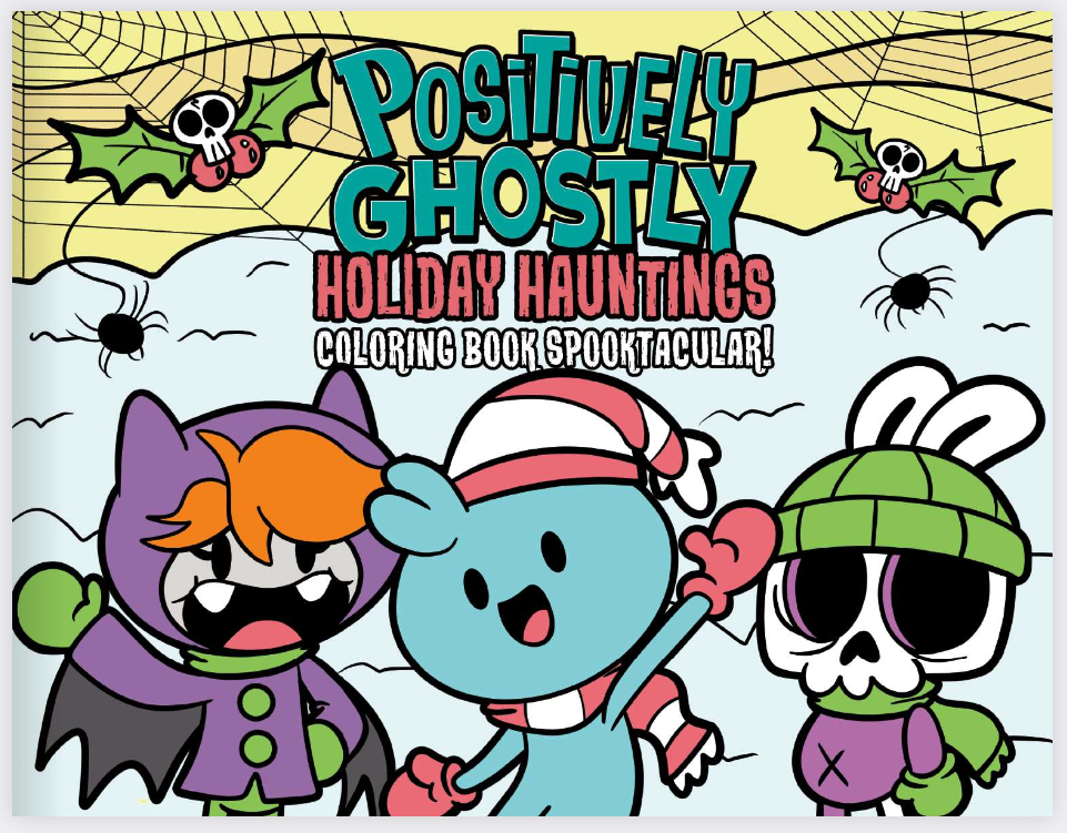 🎄👻 Positively Ghostly Holiday Hauntings Coloring Book Spooktacular! ❄️✨