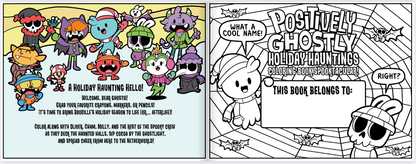 🎄👻 Positively Ghostly Holiday Hauntings Coloring Book Spooktacular! ❄️✨