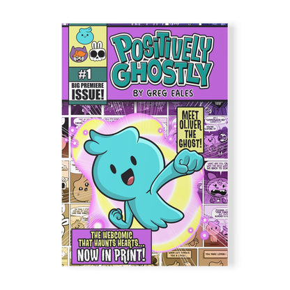 🌟 Positively Ghostly Zine #1 — BIG Premiere Issue! 👻✨ (24 Pages + Exclusive 12-Page Comic!)